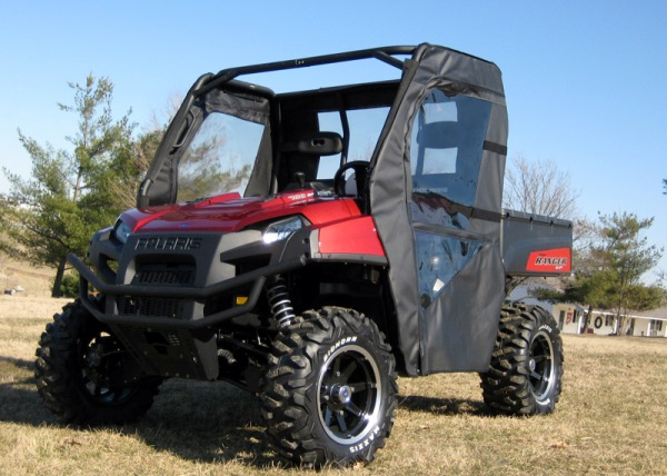 2009 2010 Polaris Ranger 4x4 XP HD Soft Doors Rear Window Combo