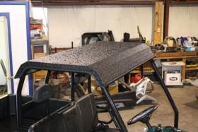 2009 Polaris Ranger Black Aluminum Roof Metal Hard Top
