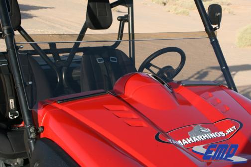 Yamaha Rhino Tinted Half Windshield
