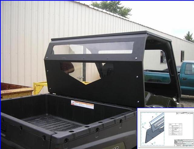 2010-2011 Ranger Cab Back with Windows