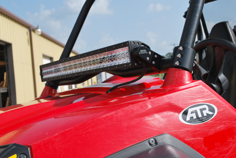 ATR Polaris RZR Dash Bar with LED Light Mounts