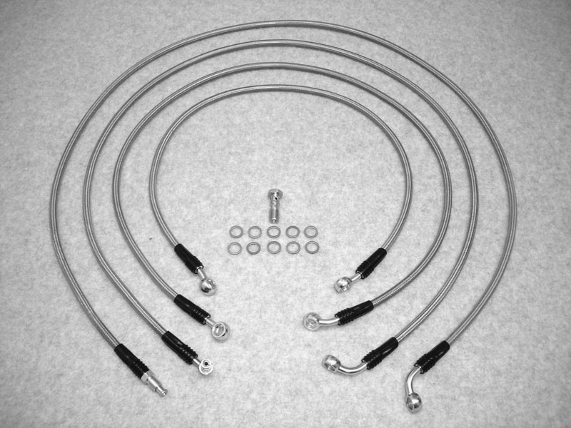 Polaris RZR S Stainless Steel Braided Brake Lines
