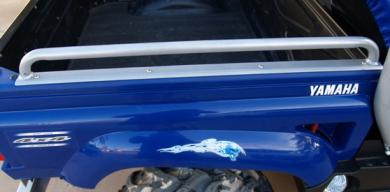 Yamaha Rhino Metalic Silver Bed Rails Yamaha Rhino Metalic Silver Bed Rails