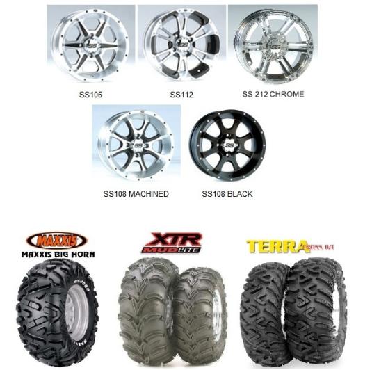 14" ITP Wheel and Tire Kits