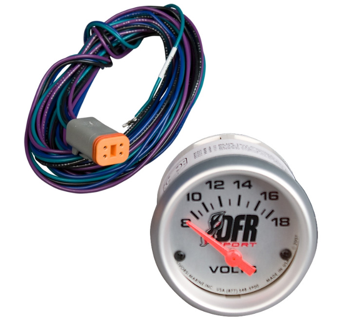 DragonFire 2" Volt Meter Gauge