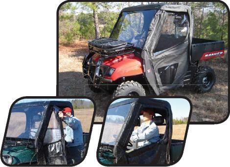 2002-2008 Polaris Ranger Soft Sided Doors Seizmik 03037