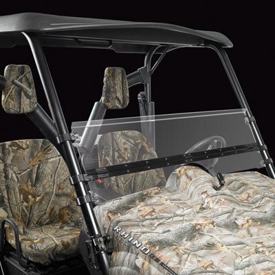 Yamaha Rhino Polycarbonate Folding Half Windshield 1470