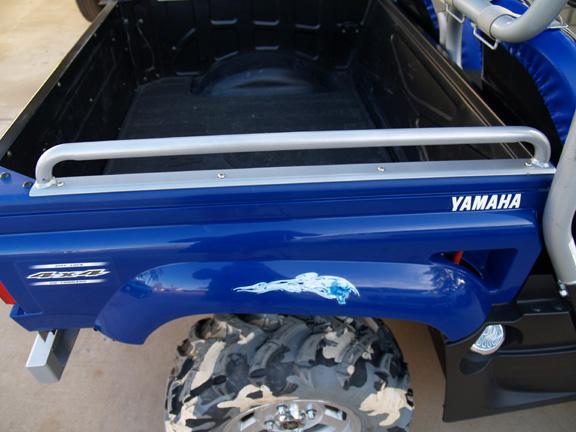 Yamaha Rhino Steel Bed Rail Set EMP Black or Silver 9491 Yamaha Rhino Steel Bed Rail Set EMP Black or Silver 9491