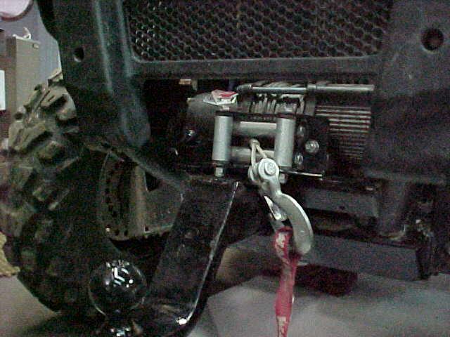 Yamaha Rhino Warn Winch Mount w/ 2" Receiver by EMP 8576 700 660
